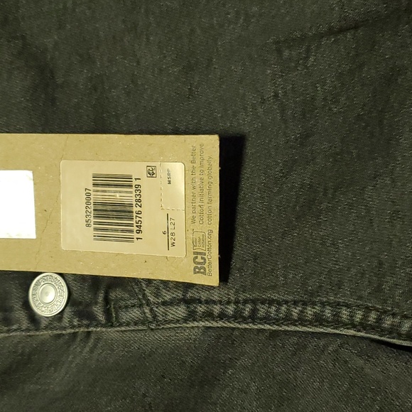 Nwt Levi's mile wide button crop sz 28 - Picture 4 of 4